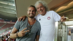 Στο Καραϊσκάκη οι Παπανικολάου, Μπόγρης και Μάντζαρης! (pics)