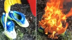 #JustBurnIt: Πελάτες της NIKE καίνε προϊόντα της αντιδρώντας στην καμπάνια για την ισότητα (pics & vids)