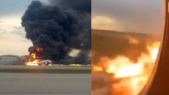 Τραγωδία στη Μόσχα: Συγκλονιστικό βίντεο μέσα από το φλεγόμενο αεροσκάφος (vids)