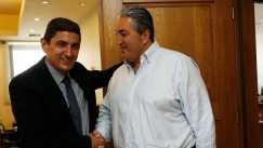 Συνάντηση Αυγενάκη με Μπούση για τη βία (vid)