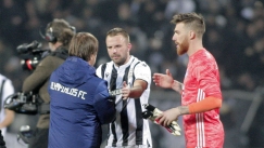 ΠΑΟΚ - Ολυμπιακός: Η χειραψία του Μίσιτς με Μαρτίνς και Σα μετά το ματς