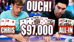 Video: Παιχτηκαν $100.000 σε δύσκολη παρτίδα | Θα πήγαινες πάσο;