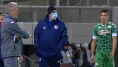 Ολυμπιακός - Παναθηναϊκός: Ο Χατζηγιοβάνης απόρησε με την αλλαγή, ο Μπόλονι του είπε να κάτσει στον πάγκο (vid)