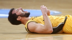 ΑΕΚ - Ιωνικός: «Γύρισε» τον αστράγαλο του ο Γκίκας (vid)