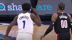 Τρίποντο ο Έντουαντς μπροστά στον Άντονι και πανηγύρισε με τον τρόπο του Καρμέλο! (vid)