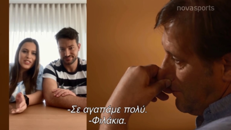 Τα κλάματα του Μαρτίνς όταν είδε σε βίντεο τη γυναίκα και τα παιδιά του