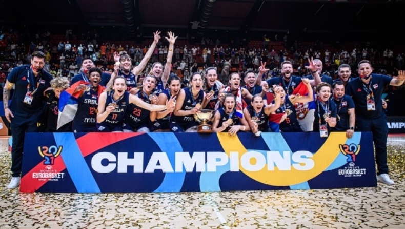 Πρωταθλήτρια Ευρώπης η Σερβία στο Eurobasket γυναικών! (vid)