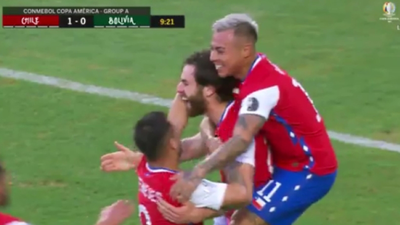 Χιλή – Βολιβία 1-0: Κορυφή με αγγλικό «κανόνι» (vid)
