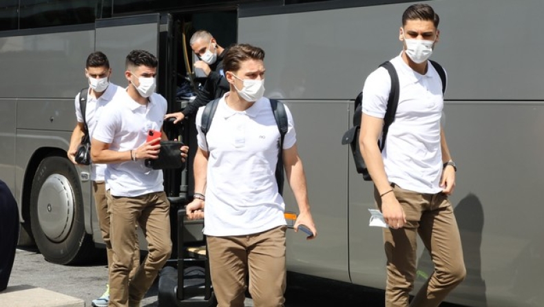 Στις Βρυξέλλες η Εθνική για το φιλικό με το Βέλγιο (vid)