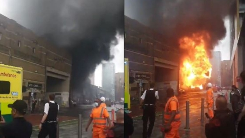 Συναγερμός στο Λονδίνο από έκρηξη κοντά σε σταθμό του μετρό (vid)