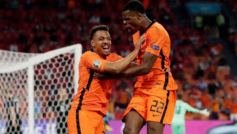 Ολλανδία – Αυστρία 2-0: Ο Ντάμφρις πήρε από το χέρι τις Τουλίπες για τους «16» (vid)