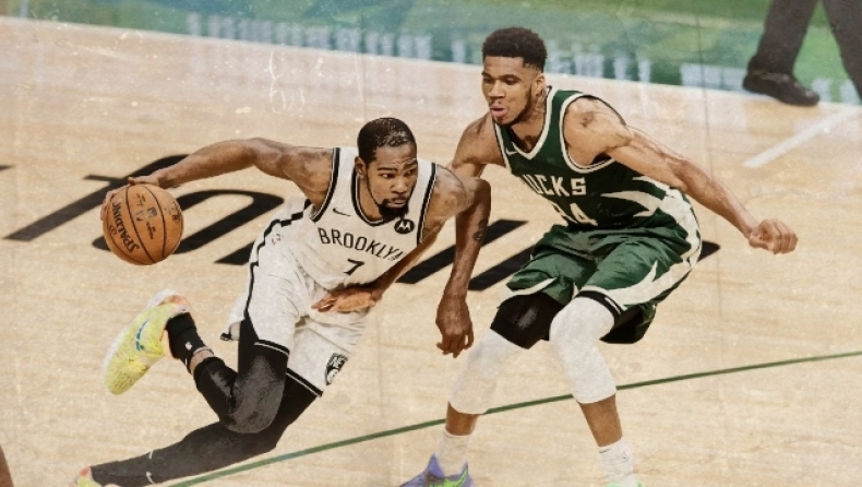 Nετς vs Μπακς: Το απόλυτο crash test της μάχης Γιάννη-Ντουράντ (infographics & poll)