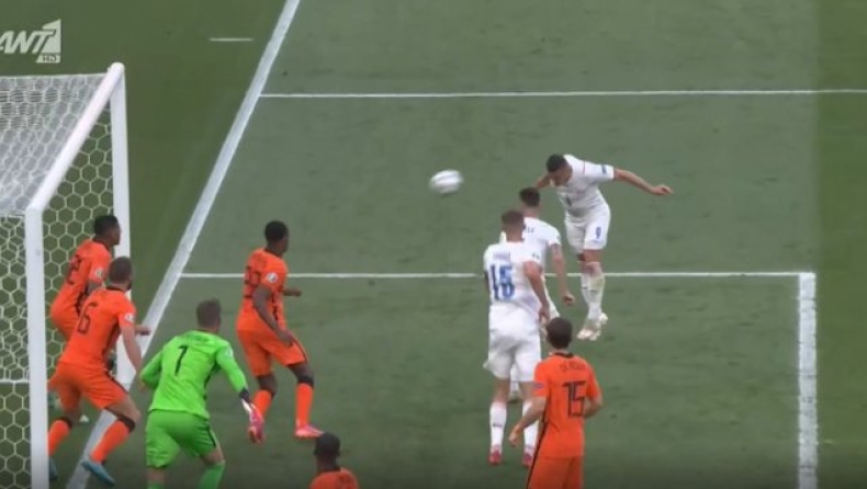 Ολλανδία - Τσεχία: Το γκολ του Χόλες για το 1-0 (vid)