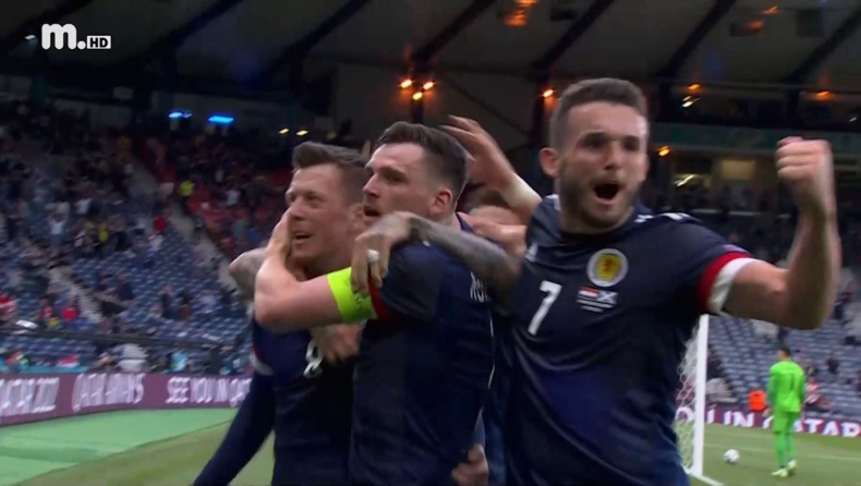 Κροατία - Σκωτία: Ο ΜακΓκρέγκορ το πρώτο γκολ των Σκωτσέζων και 1-1 (vid)