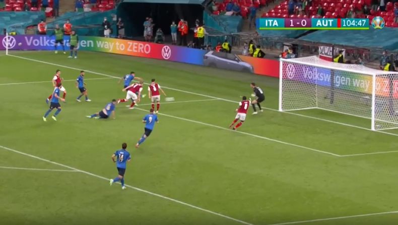 Ιταλία - Αυστρία: Το γκολ του Πεσίνα για το 2-0 (vid)