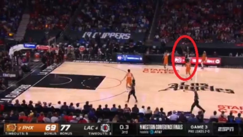 Κλίπερς - Σανς: Ο Τζορτζ το έβαλε από το κέντρο και έστειλε φιλιά! (vid)