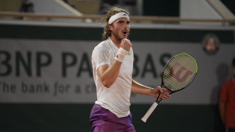 «Ξόρκισε» τον δαίμονα και ξανά στους "4" ο Τσιτσιπάς (vids)