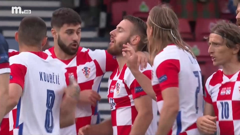 Κροατία - Σκωτία: Πρώτη φορά βασικός ο Βλάσιτς, γκολ και 1-0 (vid)