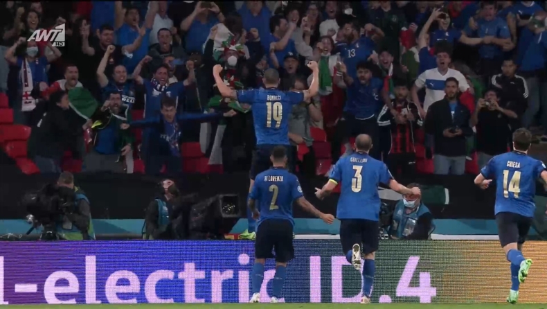 Ιταλία - Αγγλία: Με Μπονούτσι στο 67' το 1-1, γηραιότερος σκόρερ σε τελικό Euro! (vid)