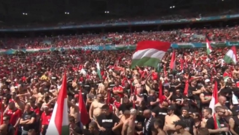 Ουγγαρία: Πρόστιμο και τρεις αγωνιστικές κεκλεισμένων των θυρών για τη συμπεριφορά των φιλάθλων της στο Euro