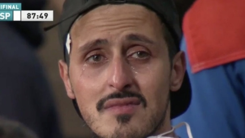 Ιταλός οπαδός έβαλε τα κλάματα στο γκολ του Μοράτα (vid)