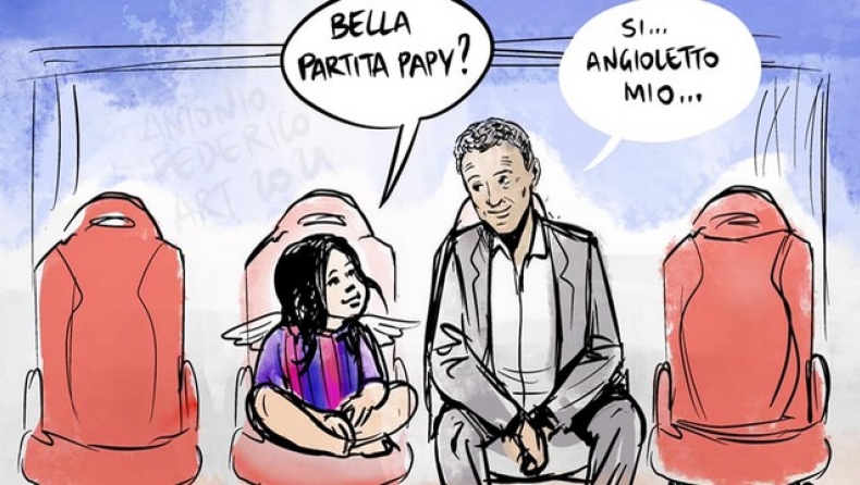 Ο Ιταλός που συγκλόνισε με το σκίτσο του Λουίς Ενρίκε μιλά στο Gazzetta: «Να γιορτάζουμε τη ζωή μας κάθε μέρα»