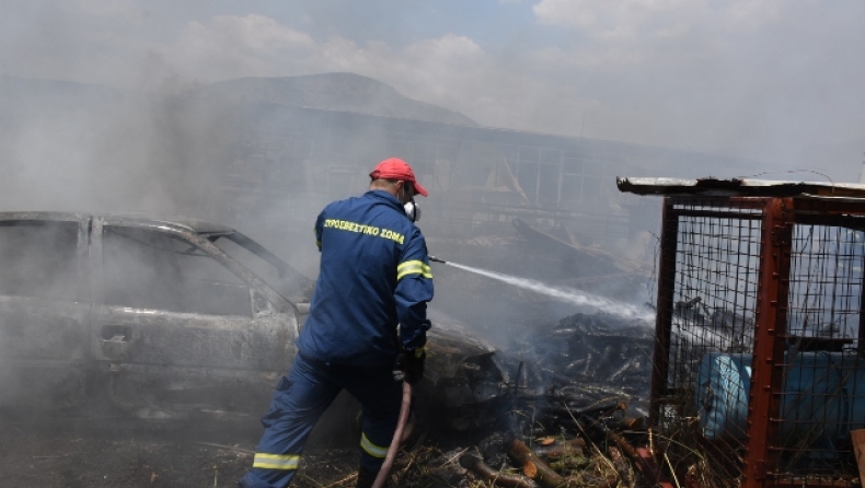 Φωτιά στην Ανάβυσσο, εκκενώθηκε ο οικισμός Καταφύγι