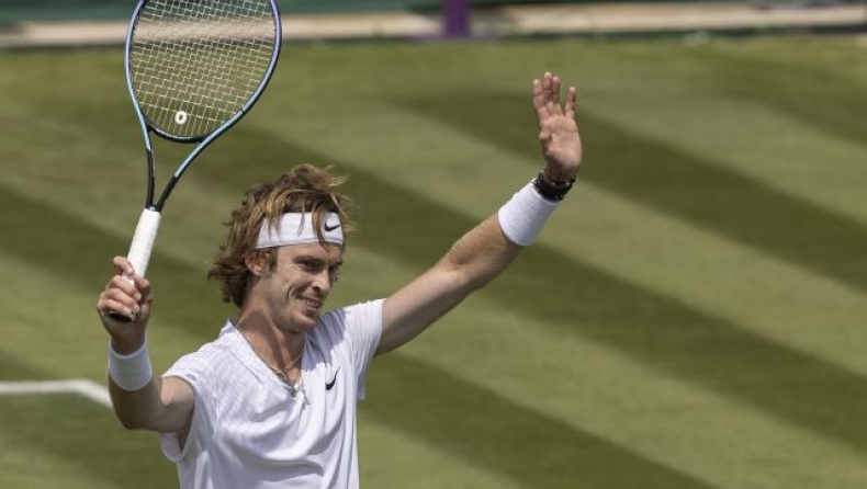 Πρώτη φορά στη 2η εβδομάδα του Wimbledon ο Ρούμπλεφ (vids)