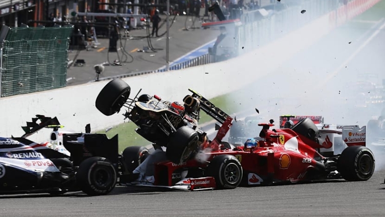 Τα πιο σημαντικά ατυχήματα σε εκκίνηση αγώνα F1 (vids)