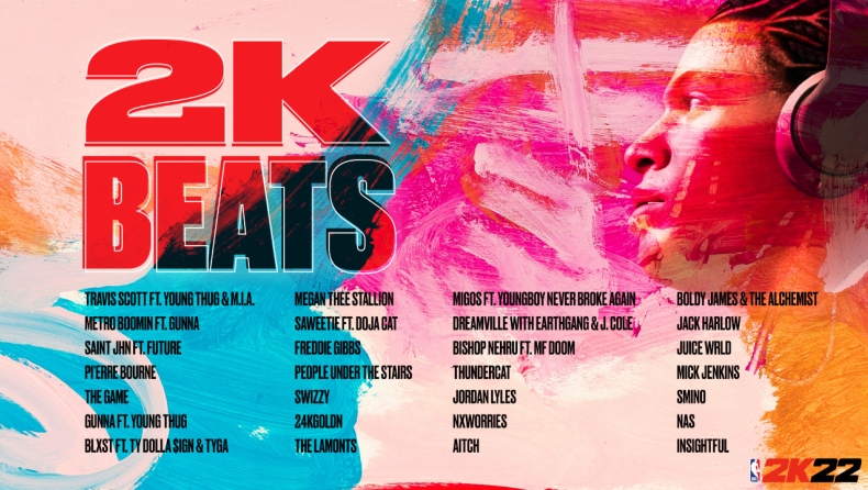 Η 2K Sports ανακοίνωσε τι έρχεται στο soundtrack του NBA 2K22