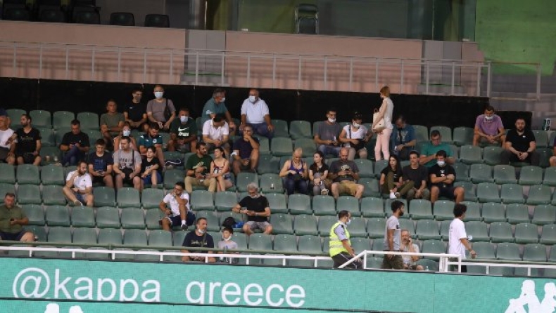 Παναθηναϊκός: Μόλις 1.000 θεατές στη «Λεωφόρο», στο πρώτο ματς με κόσμο μετά την πανδημία (pics)