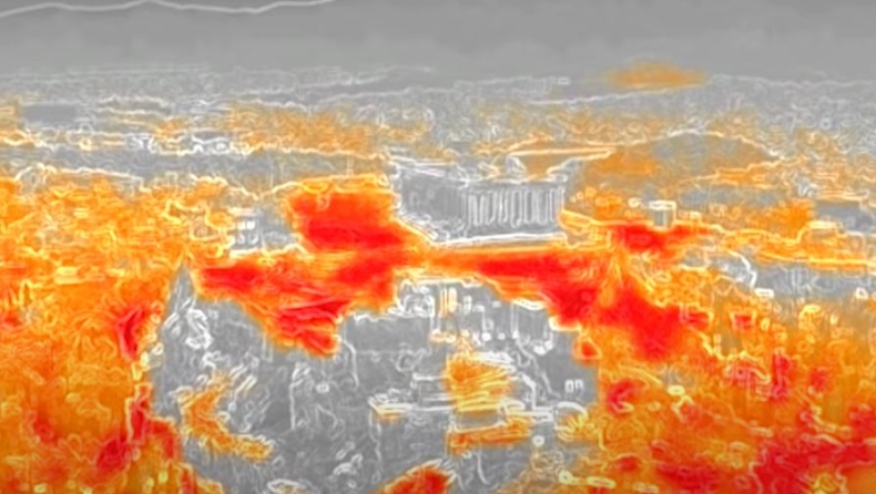 Αποκαλυπτικό βίντεο για το πόσο «αντέχουν» στον καύσωνα Ακρόπολη και Ομόνοια (vid)