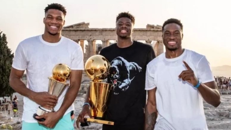 Τα αδέρφια Αντετοκούνμπο δίνουν το 50% των εσόδων από το e-shop τους στους πυρόπληκτους (pic)