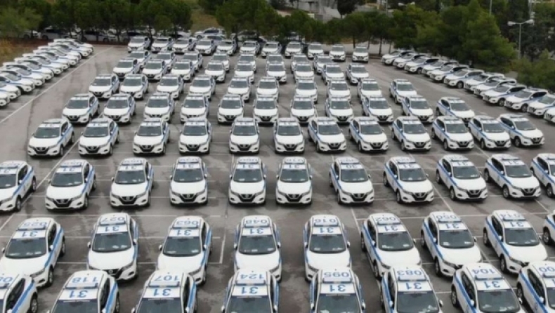 Με 430 οχήματα ενισχύθηκε ο στόλος της Ελληνικής Αστυνομίας το 2021