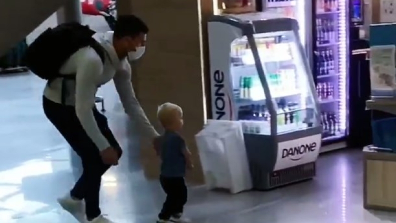 Ζενίτ: Το «κυνηγητό» του Μπάρον με τον γιο του στο αεροδρόμιο! (vid)
