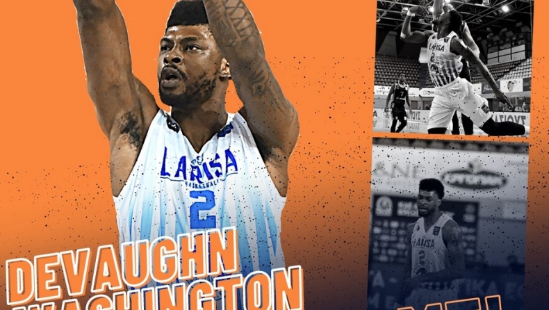 Λάρισα: Ανανέωσε με Ντιβόν Ουάσινγκτον (pic)