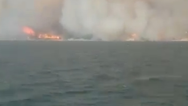 Μεγάλος κίνδυνος στις Ροβιές: Μαζεύεται στην παραλία ο κόσμος, άμεση ανάγκη για πλωτά (vid)