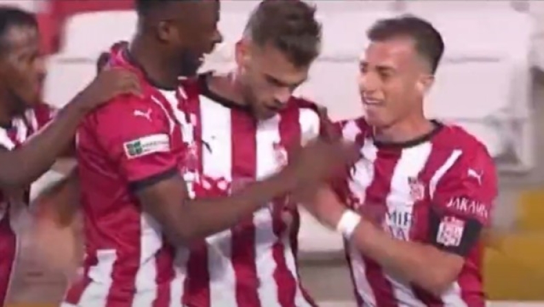 Γούτας - Σίβασπορ: Δύο γκολ ο Έλληνας στόπερ κόντρα στη Γκεζτέπε (vid)