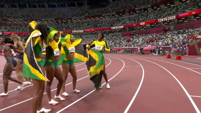 Ολυμπιακοί Αγώνες: Ιταλία και Τζαμάικα το χρυσό σε άνδρες/γυναίκες στα 4x100 (vids)