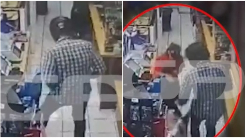 Τρόμος για υπάλληλο σούπερ μάρκετ στην Ηλιούπολη: H στιγμή που ο ληστής την σημαδεύει με το όπλο (vid)