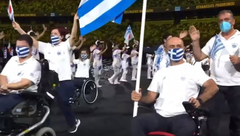 Παραολυμπιακοί Αγώνες: Η είσοδος της Ελλάδας στο Ολυμπιακό στάδιο (vid)