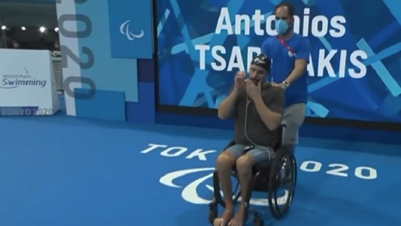 Παραολυμπιακοί Αγώνες: «Χάλκινος» ο Τσαπατάκης, πέμπτο μετάλλιο για την Ελλάδα (vid)