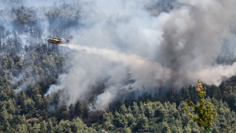 Δεν στάλθηκε μήνυμα εκκένωσης από το 112 στα Βίλια (vids)