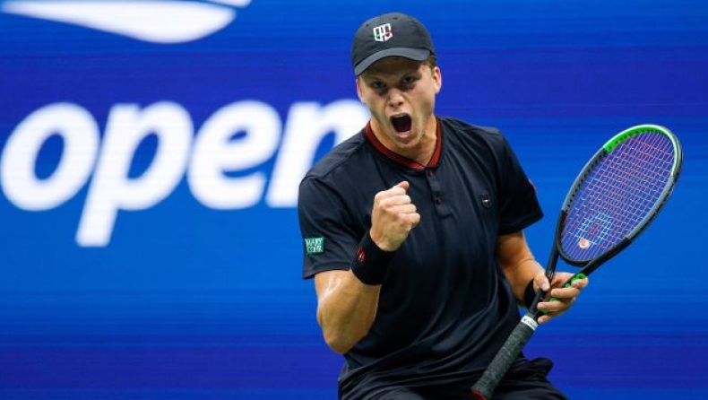 US Open: Ο Μπρούκσμπι παίρνει μετά από 19' γκέιμ από τον Τζόκοβιτς (vid)