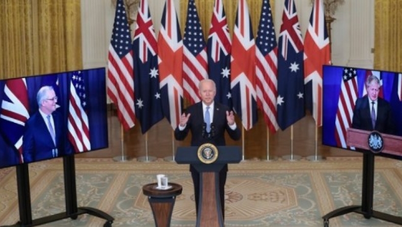 Συμμαχία ΗΠΑ-Αυστραλίας και Ηνωμένου Βασιλείου εναντίον της Κίνας