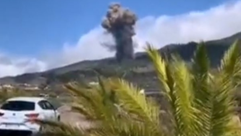 Έκρηξη ηφαιστείου στο Λα Πάλμα των Κανάριων Νήσων (vids)