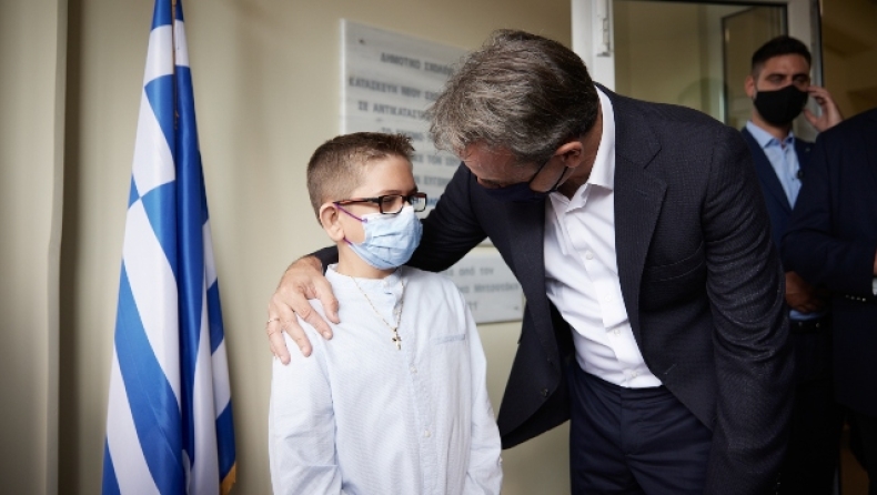 Ο Μητσοτάκης εγκαινίασε το σχολείο στο Δαμάσι: «Χρέος του κράτους να είναι δίπλα στον Πολίτη»