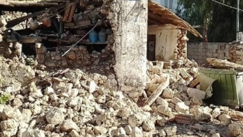 Ο σεισμός προκάλεσε μεγάλες ζημιές στην Κρήτη (pics)