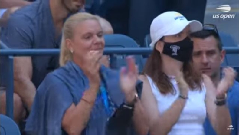 US Open: Στο πλευρό της Σάκκαρη στη Νέα Υόρκη η μητέρα και η αδελφή της (vid)