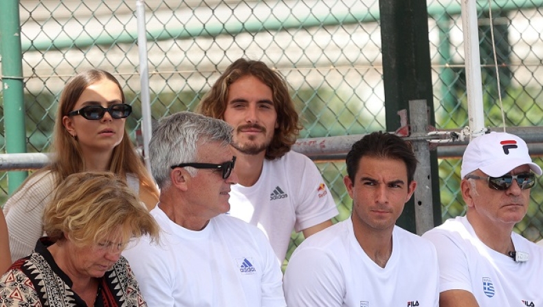 Τσιτσιπάς: «Περήφανος για όλα τα επιτεύγματα της εθνικής στο Davis Cup»